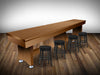 Image of HUDSON TAVERN SHUFFLEBOARD TABLE 9'-22' REMOVABLE HARD TOP AND CUSTOM STAIN OPTIONS TAVERN-HUD