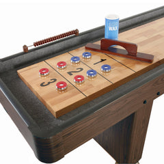 HATHAWAY CHALLENGER WALNUT 12FT SHUFFLEBOARD TABLE NG1212